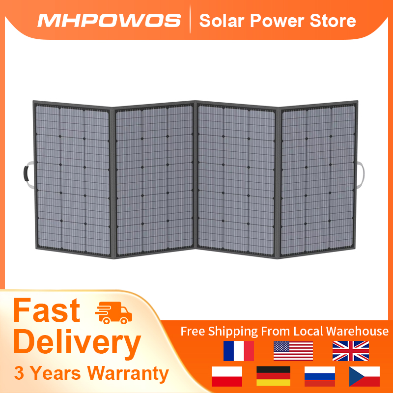 MHPOWOS 400W 220W 110W chargeur solaire Portable étanche pliable panneau solaire pour Camping RV jardin toit hors réseau système